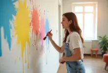 Snadné malířské techniky na zeď pro začátečníky: krok za krokem