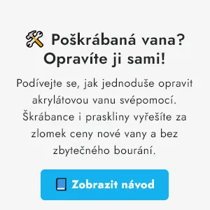 Návod na opravu poškrábané akrylátové vany.