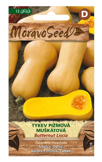 Sáček semen tykve muškátové Liscia s názvem MoravoSeed.