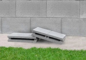 Betonové bloky pro výpočet objemu ztraceného bednění
