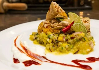 Mexický recept: rybí tacos s rýží a limetkou.