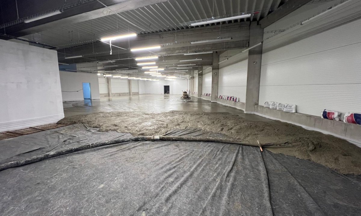 Rekonstrukce betonové podlahy v garáži