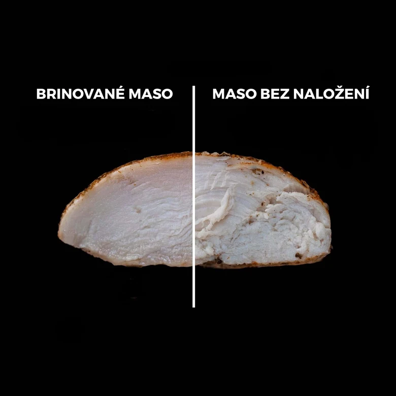 Porovnání braného a nebraného masa