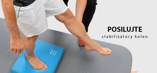 Cvičení na posílení stabilizátorů kolene