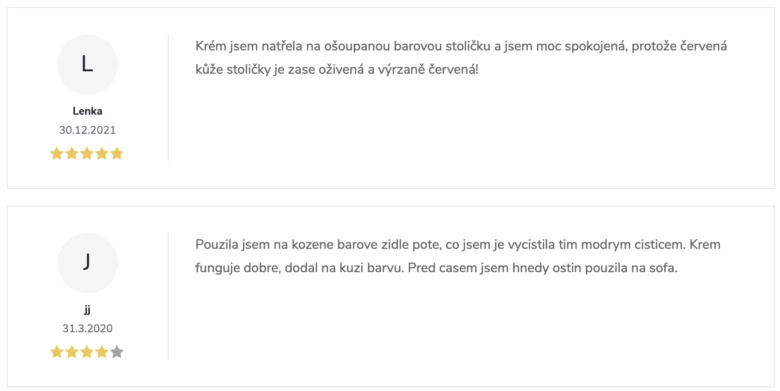 Recenze zákazníků o přípravcích na opravu kožené sedačky