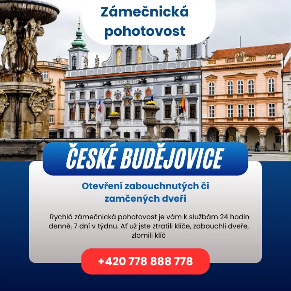 Zámečník v Českých Budějovicích - rychlá pomoc