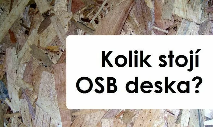 Přehledná fotka OSB desky s otázkou o její ceně.