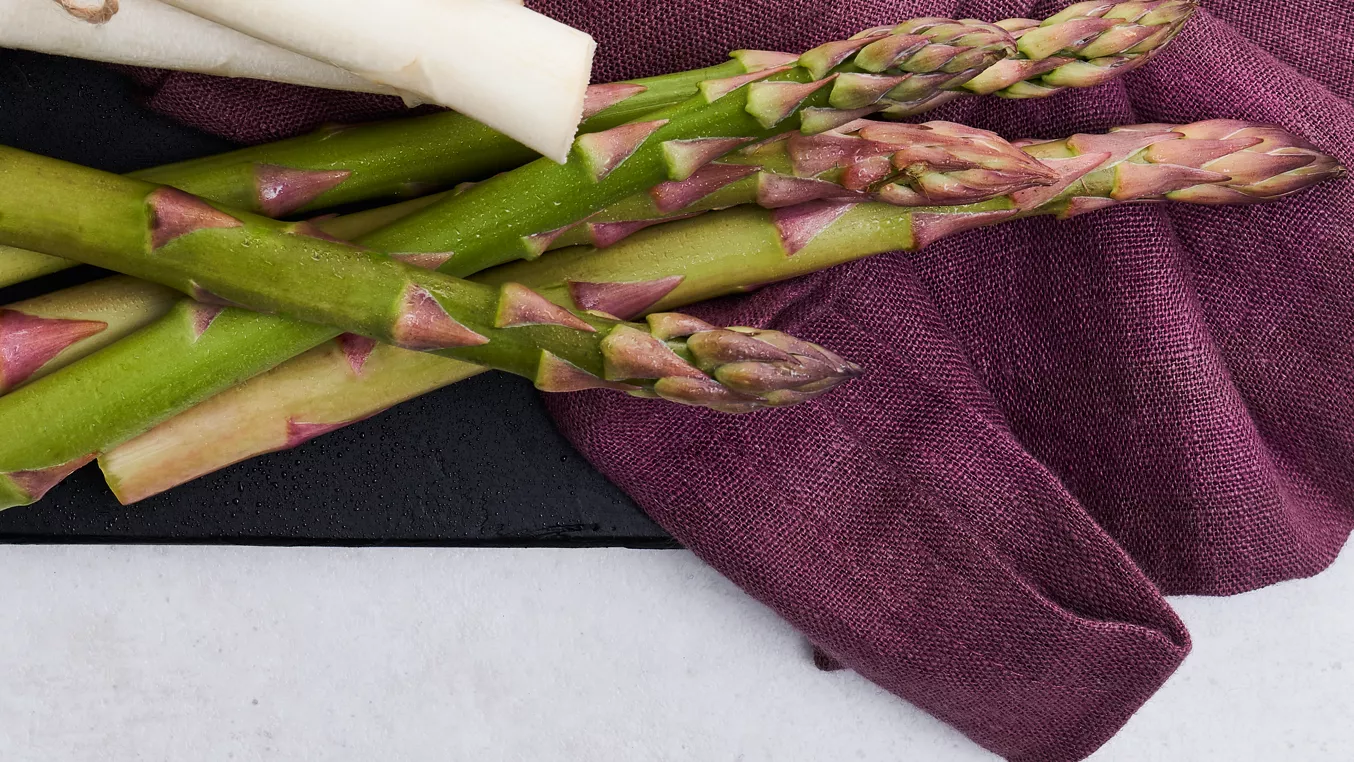Fresh asparagus spears
